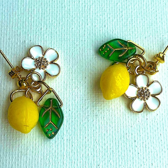 Anthro 🍋 Lemon 🍋 Earrings - Picture 7 of 7